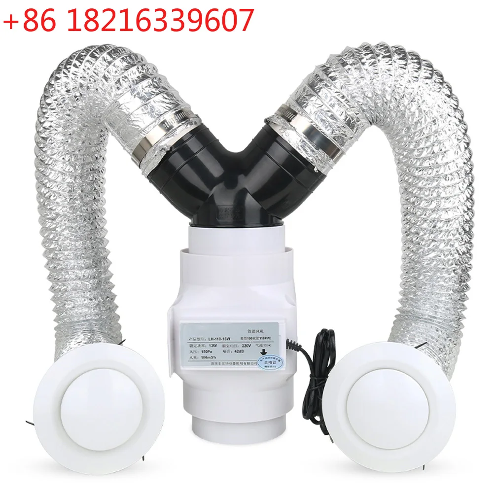 

Вытяжной вентилятор для ванной комнаты, потолочный, для отелей, двойной, для туалета, вентилятор-вытяжка