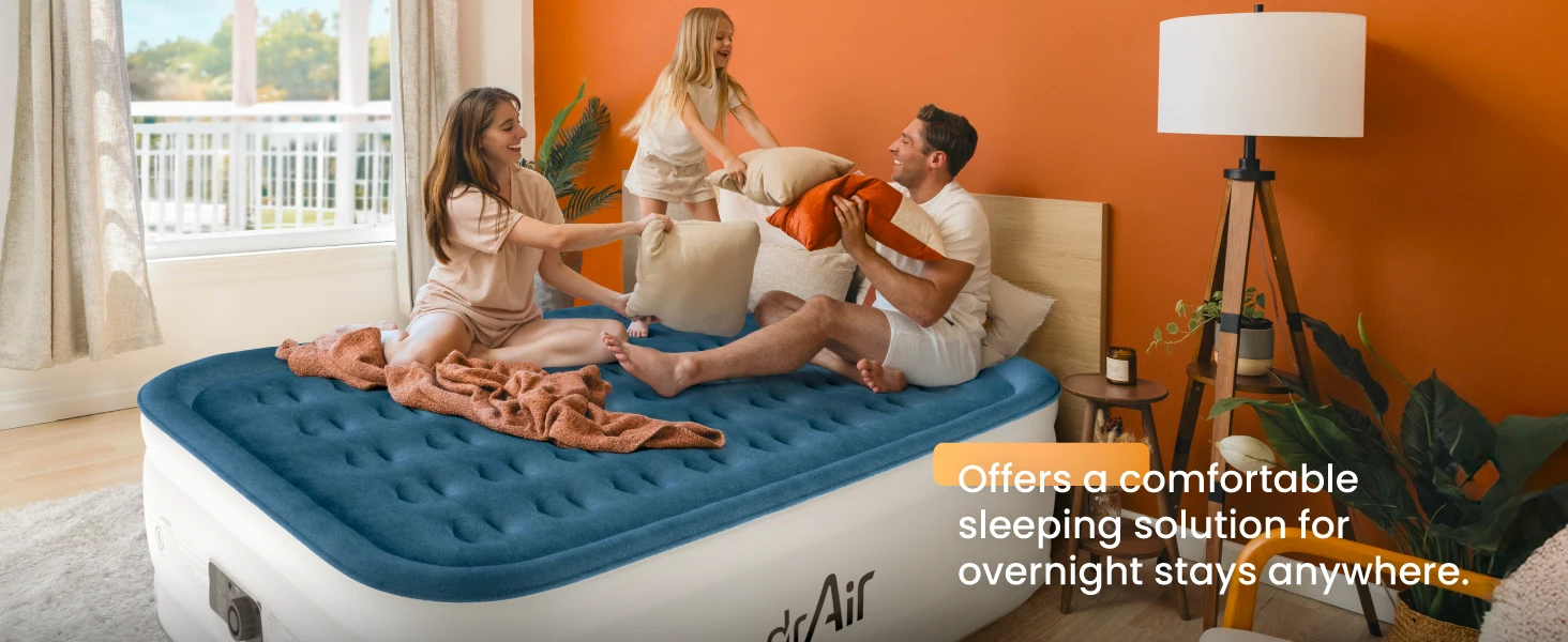 air mattress Twin with built in pump