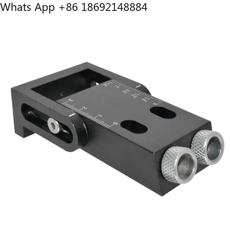 New 15-Degree Angle Woodworking Oblique Hole Locator for Plank Connection Installation Tool and Punching Hole Locator