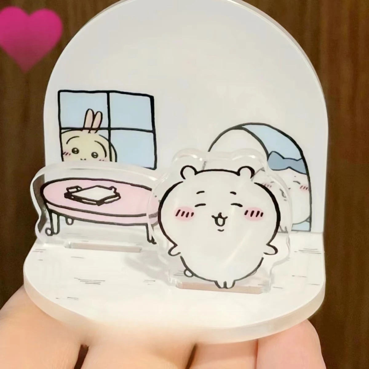 Cute Chiikawa Signboard Acrylic Desktop Decoration Cartoon Design DIY Simple and Sturdy Desktop Piece Nagano Chii