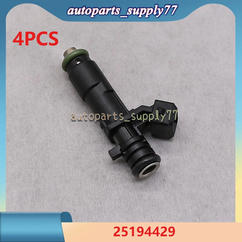 4PCS 25194429 For 2011 2012 2013 2014 2015 Chevrolet Spark 1.2L L4 Fuel Injector