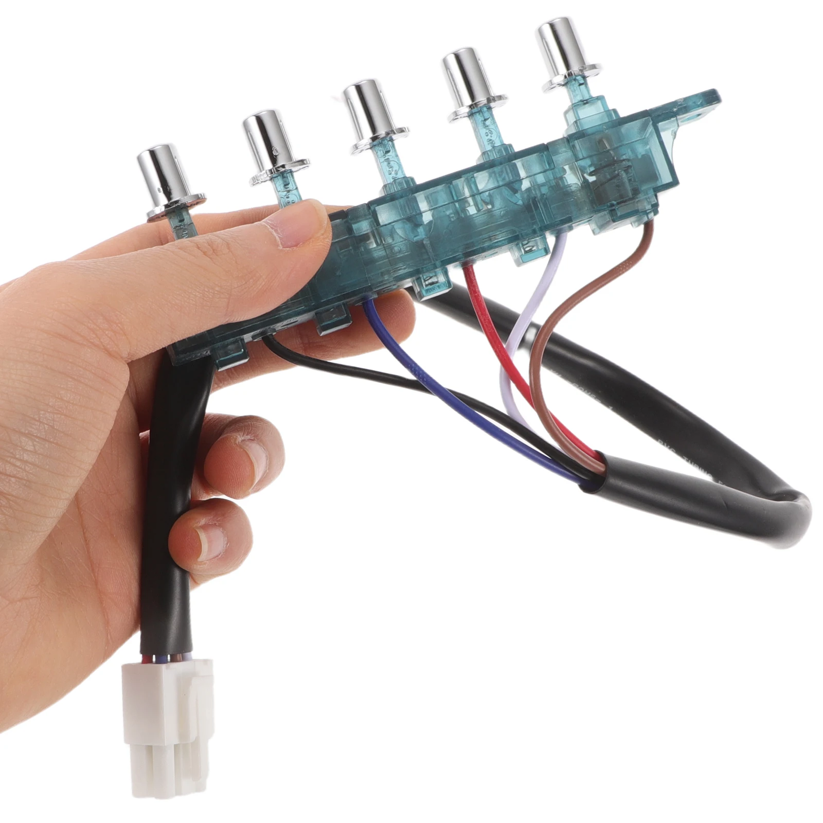 

Range Hood Switch 5 Key Board Push Buttons Universal Kitchen Appliance Parts Replacement Controller Efficient Sturdy Reliable