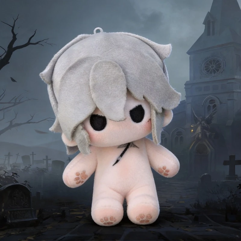 

10cm Anime Game Identity V Kawaii Cosplay Soft Cotton Doll Body With Skeleton Ithaqua Cartoon Mini DIY Dress Up Toy Figures Gift