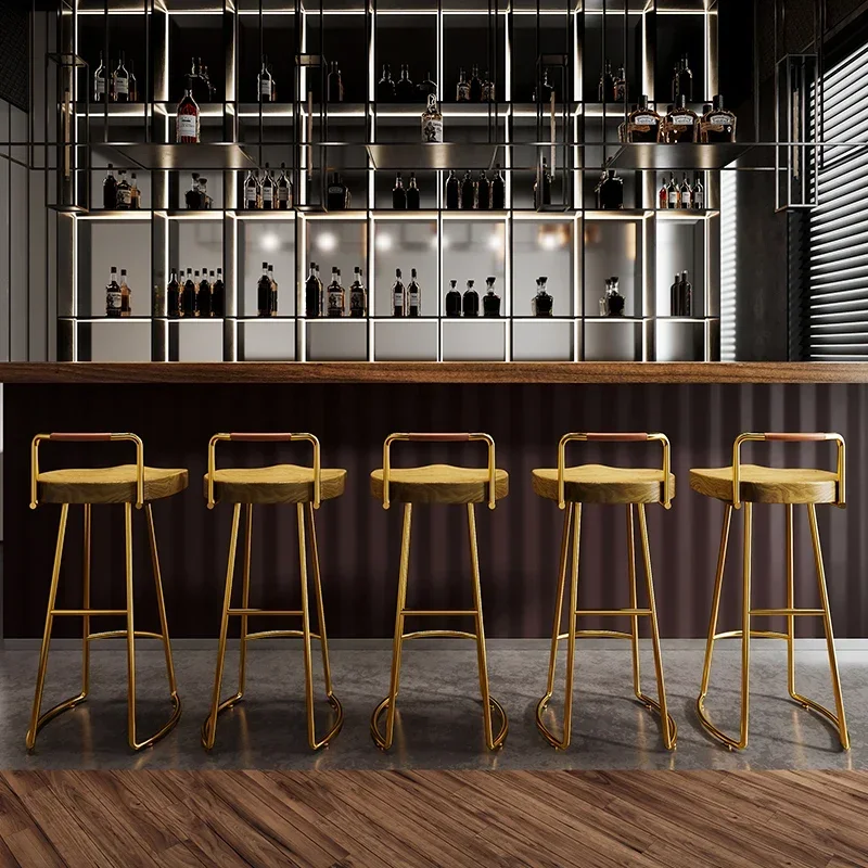 Taburetes de Bar nórdicos, silla de cocina moderna de lujo, diseño de oficina, Chaises cómodos para el hogar, decoración Interior de Salle Manger