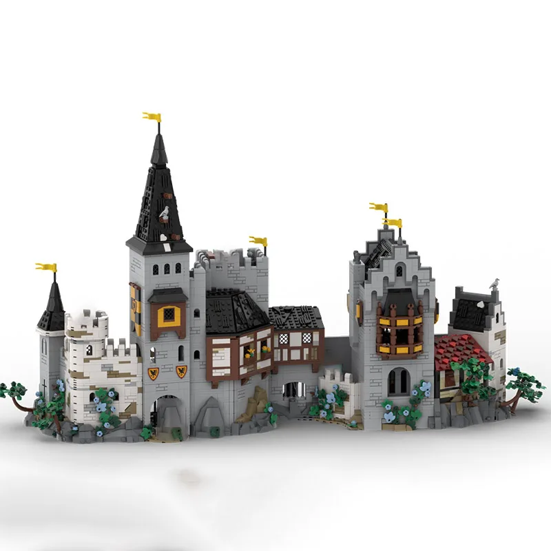 

Модель замка игрушечного здания MOC с 3955 деталями - набор игрушек для творческой сборки в качестве праздничного подарка. Это сложный.