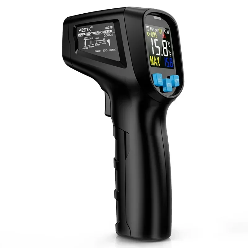 Premium MESTEK IR03B High Precision Kitchen Baking Color Screen Infrared Thermometer Air Conditioning Multifunctional Thermomete