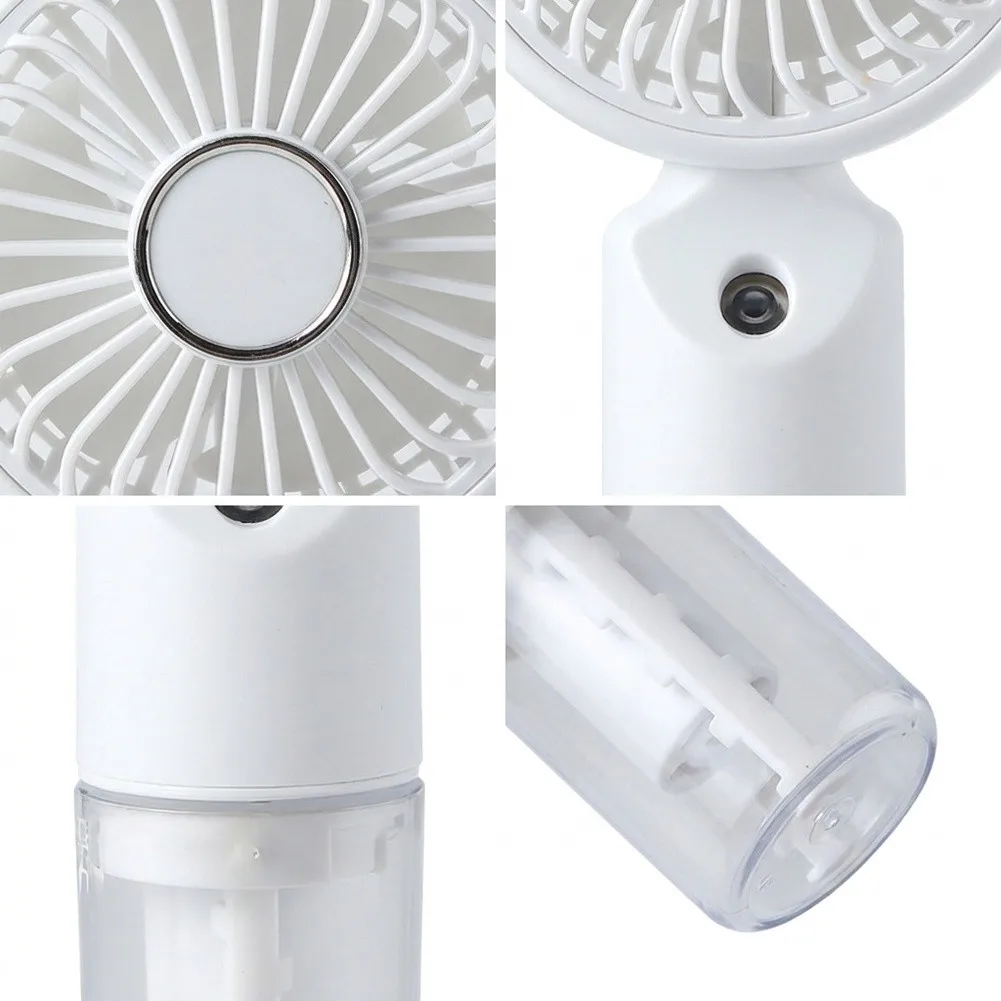 Adjustable for mist Fan USB Rechargeable Compact 8 x 4.5 x 18.5 cm for Personal Cooling at Home Office or Outdoors
