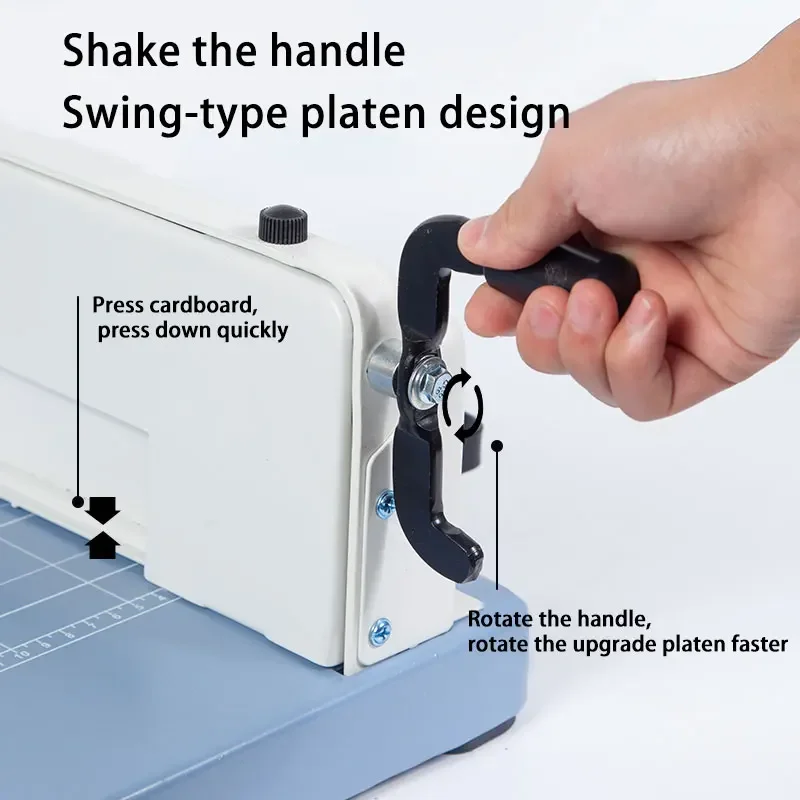 Imagem -05 - Cortador de Papel para Serviço Pesado Camada Grossa Manual Cortador de Papel de Espessamento a4 Book Cutter a3
