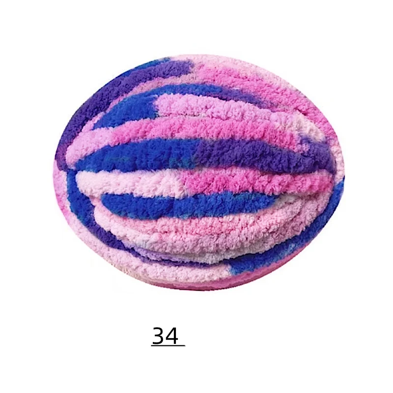 250 g extra dicke Eisgarndecke, handgestricktes DIY-Garn, große Dicke, Chenille-Kissen, Haustierbettgarn, isländische Schal, Mütze, Stricknadel, eng anliegender weicher, extra dicker Garnball, 1 Stück