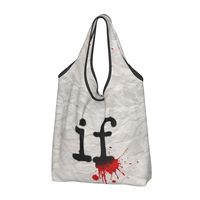 Custom If Msi Mindless Hip Hop Punk Rock Self Indulgence Shopping Bag  Portable Big Capacity Grocery Electro Tote Shopper Bags