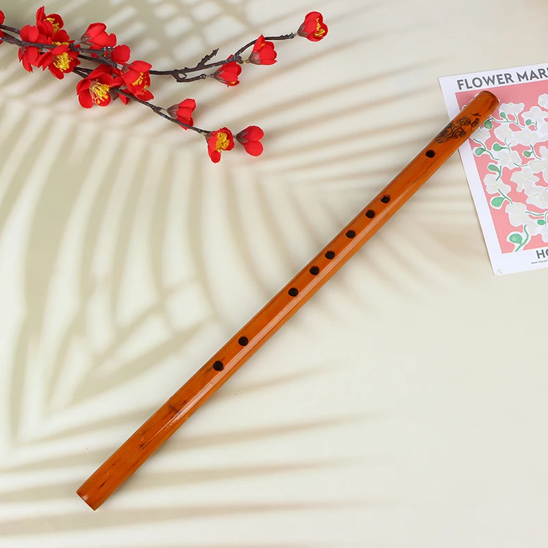 Arpa de 6 agujeros, flauta, clarinete profesional de bambú Xiao para amigos, estudiantes principiantes, instrumento Musical de música de seda