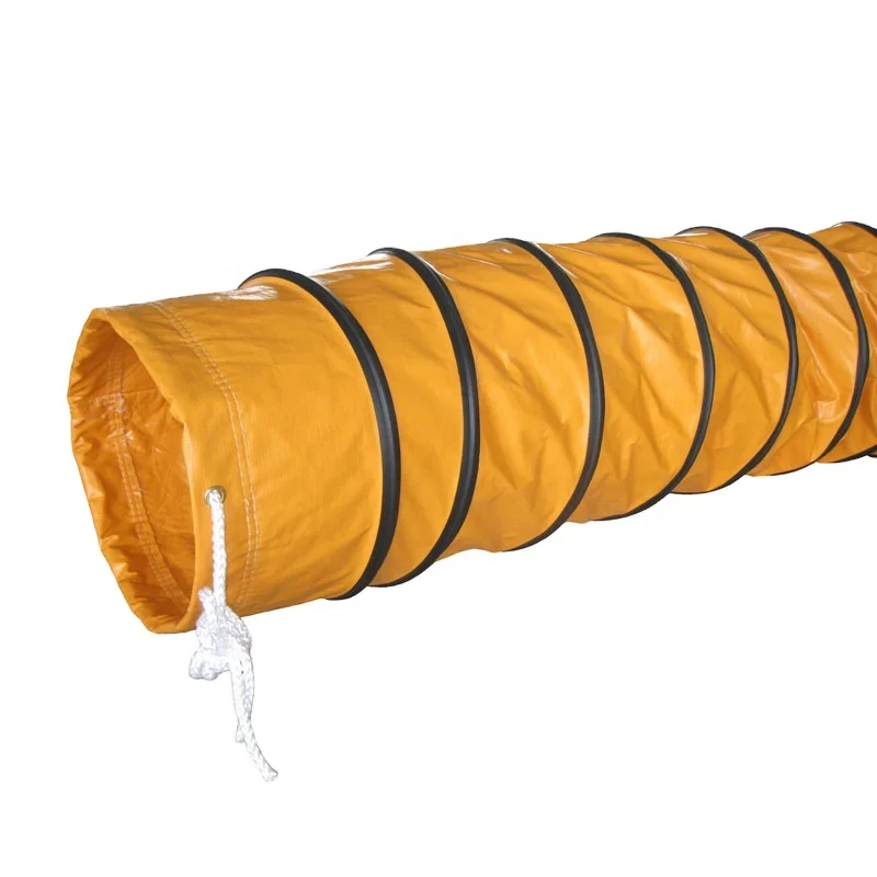 

Industrial Style PVC Pre-Conditioned Air Duct Good Heat Insulated Flexible Air Transport Hose For Cold Warm Air By Airplane