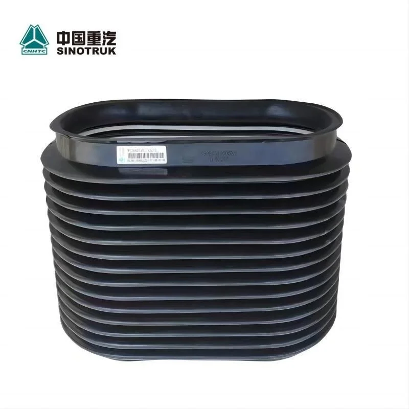 Sinotruk HOWO A7 Truck Rubber Air Inlet Bellows WG9925190002 Intake Corrugated Pipe For Sinotruk