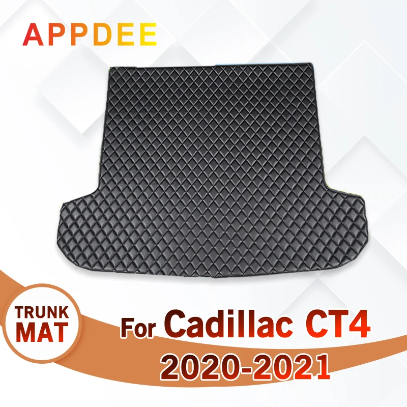 

Car Trunk Mat For Cadillac CT4 2020 2021 Custom Car Accessories Auto Interior Decoration