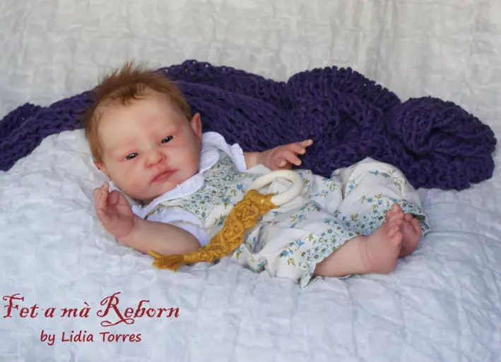 

NPK 20Inch Unfinished Blank Doll Parts Reborn Doll Kit Elfling Destiny Fairy Sweet Baby Kit with Cloth Body and Eyes