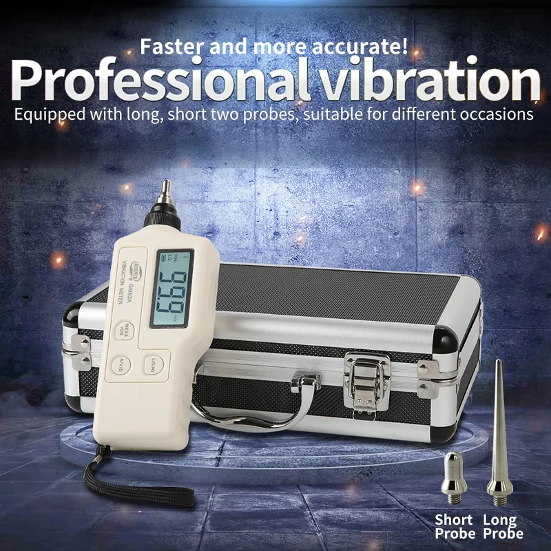 NKYF GM63A Portable High Precision Handheld Probe Motor Detector High-End Testing Equipment Vibration Tester