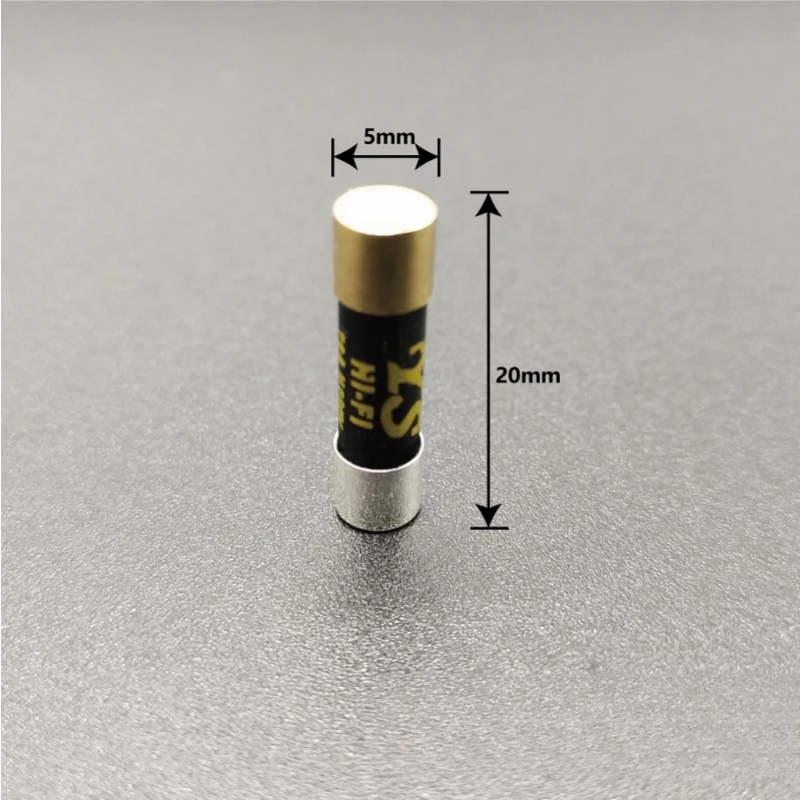

1PCS YS HIFI Fuse Gold Plated Silver Cap Nano CD Audio Amplifier Tube Amp Decoder Fuse 125mA-20A 5x20mm 6x32mm