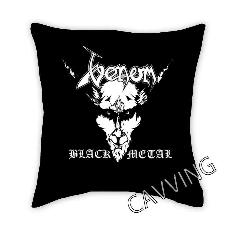 

Venom Band 3D Printed Polyester Decorative Pillowcases Throw Pillow Cover Square Zipper Cases Fans Gifts Home Decor