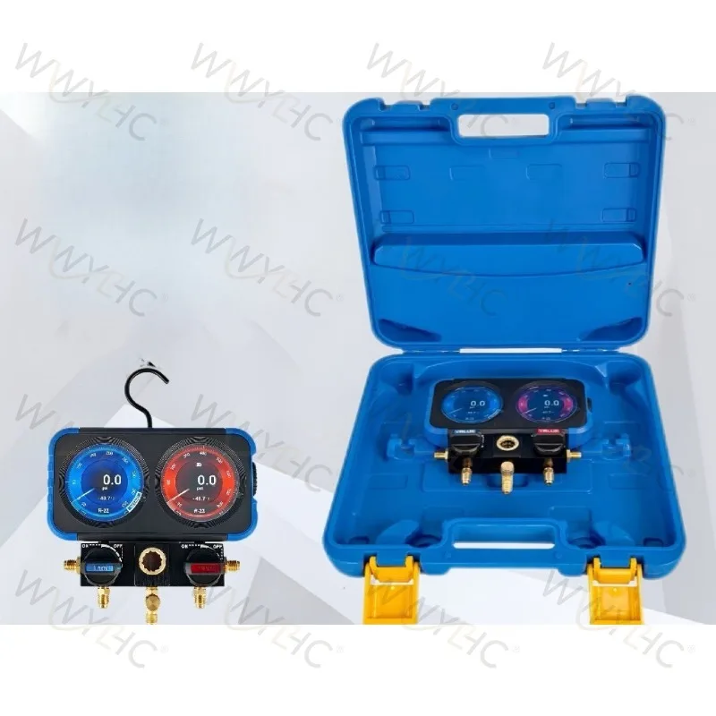 VRM2‑X Digital Manifold Gauge, Color Display Refrigerant Charging Tester for Air Conditioner & Cold Storage