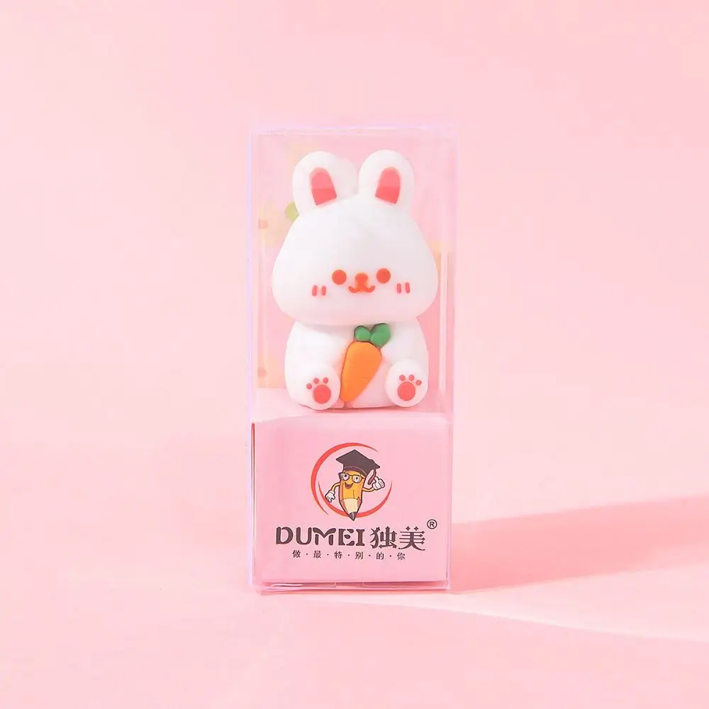 Cadeaux dessin animé taille-crayon mignon manuel outil d'affûtage papeterie Portable Silicone taille-crayon retour à l'école fournitures