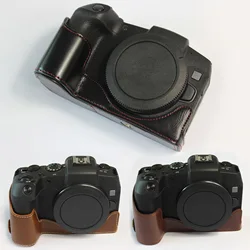 Leather Half Camera Case Grip hand strap for Canon EOS RP