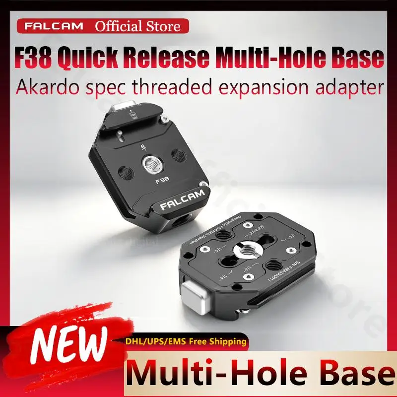 Falcam Officia F38 Quick Release Multi Hole Base Expansion for Arca Swiss Thread Specification Mirrorless Dslr Action Cameras