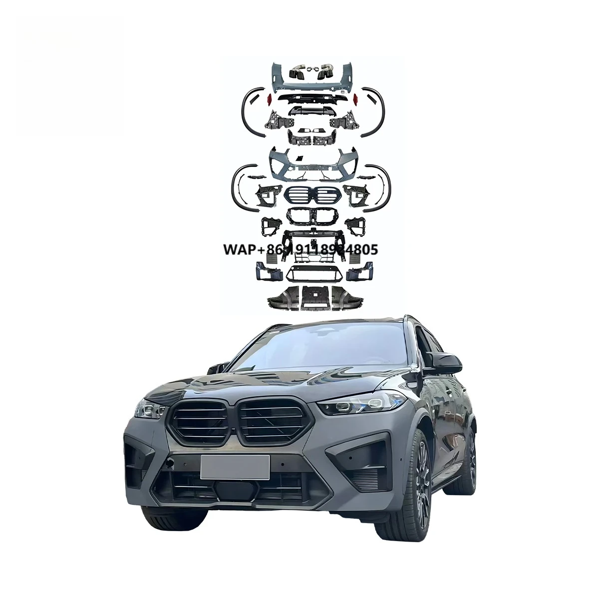 

Factory Body Kit 2023 X5 Upgraded X5M Bodykit Front Lip Rear Diffuser Front Rear Bumper Body Kit for X5 G05 LCI