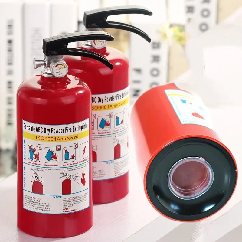 1PCS Simulated Fire Extinguisher Hidden Secret Safe Box Creative Bank For Kids Hide Money Cash Security Box Gift