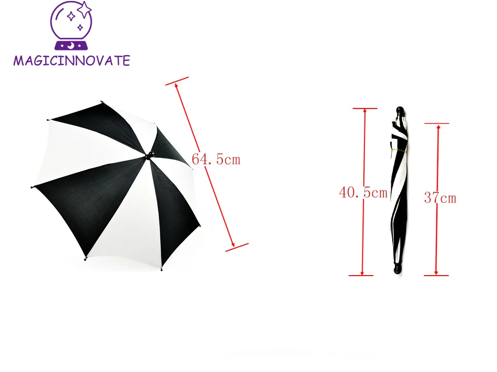 Magic Umbrella Magic Trick (40cm Length) Magic Device Silk To Four Umbrellas Stage Magic Accessory