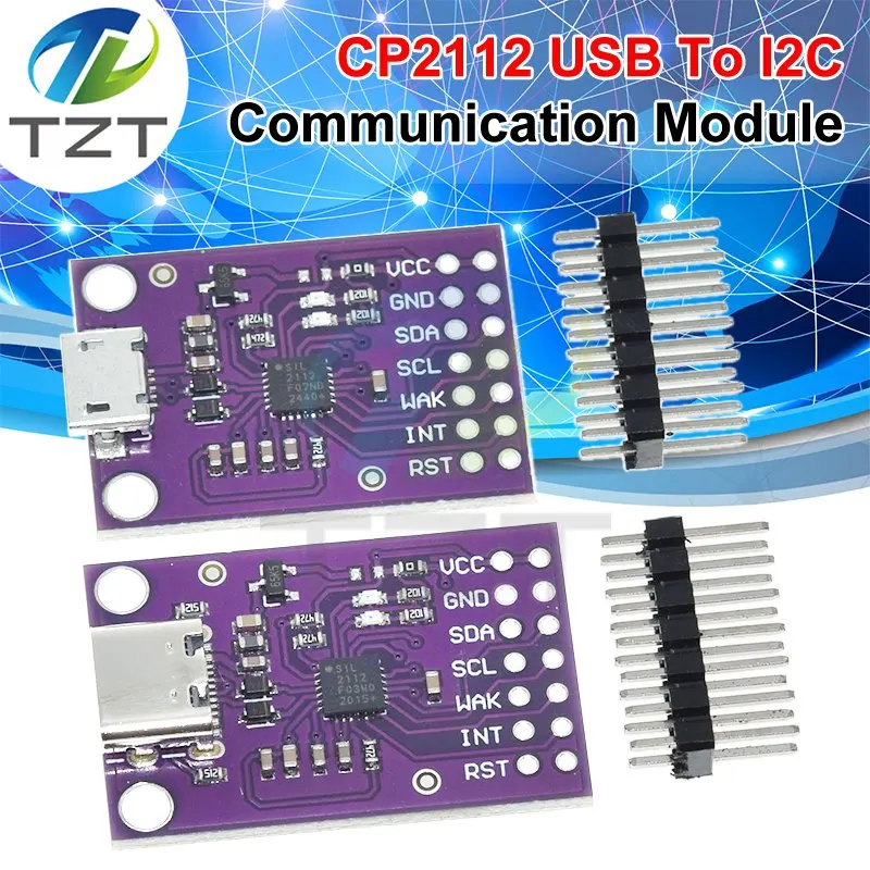 1/3PCS CP2112 Micro/Type-c Debug Board USB To I2C Module For Arduino
