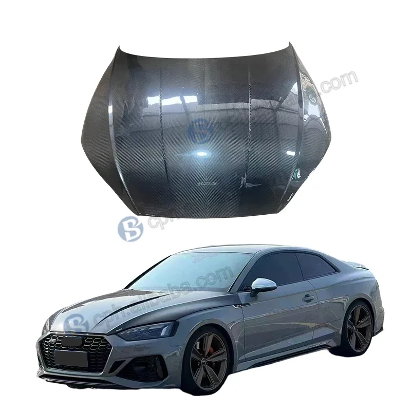 

Карбоновый капот двигателя автомобиля в стиле OEM для AUDI A5 S5 RS5 2017-2020