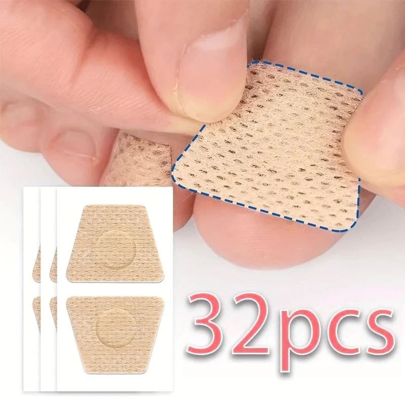 32Pcs Toenail Fungus Patch Waterproof Nail Repair Patches Nail Ingrown Correction Sticker Discolored Damaged Nail Foot Care Too