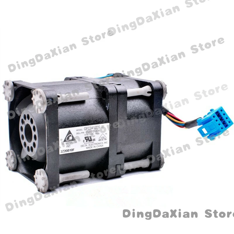 Ventilador de Resfriamento de CPU D DNHNR GFC0412DS-D 12V para Servidor Dell PowerEdge R420 R430 (Substitui P/N:0DNHNR, DNH1Y-A01)