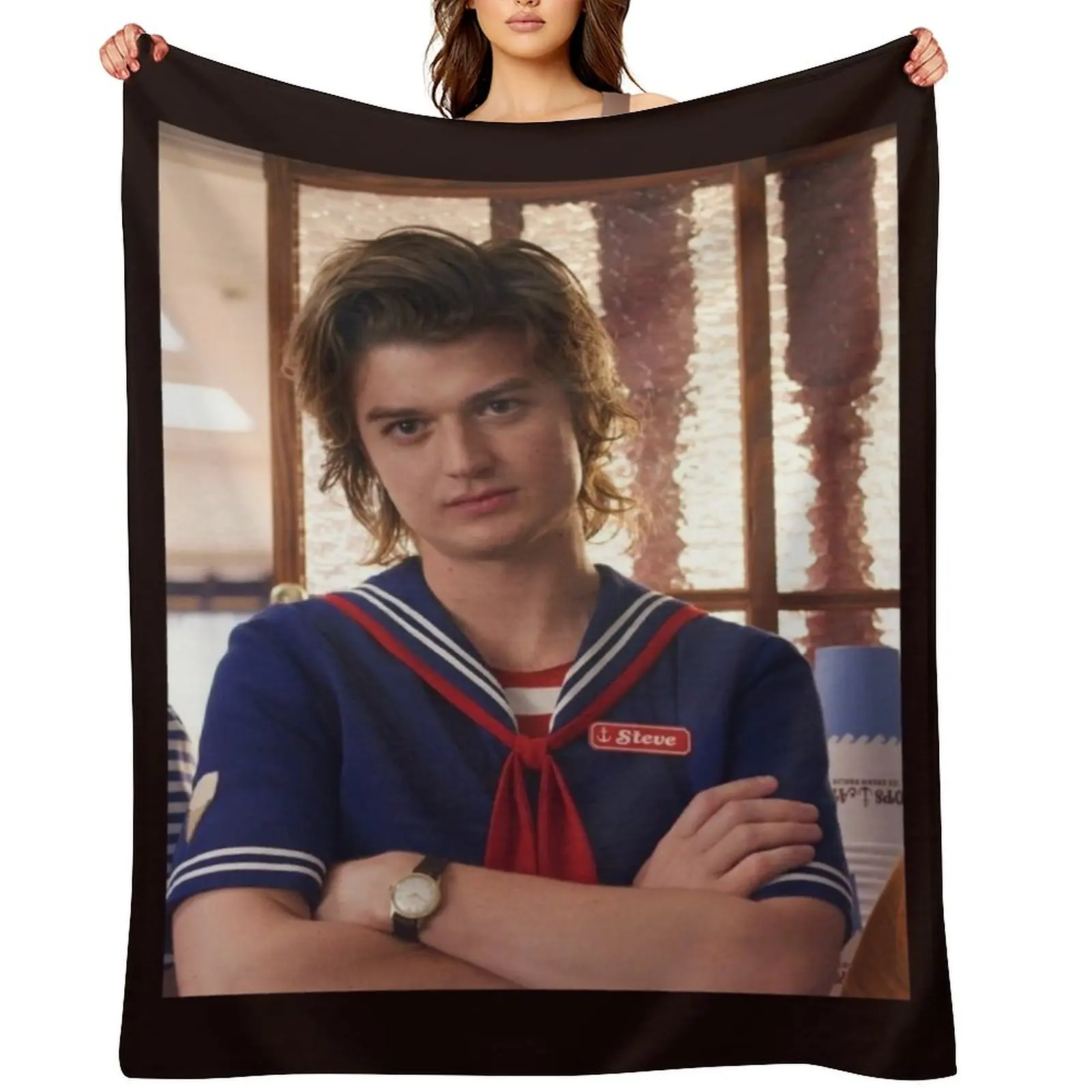 

Joe Keery Throw Blanket Sofa Baby Tourist Flannel Blankets