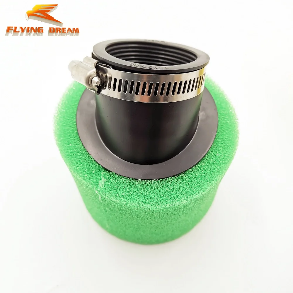 Universal Motorcycle Replacement High Performance Air Filter Carburetor Intake Cleaner 38/42mm Sponge Moped Scooter Dirt Pit Bik