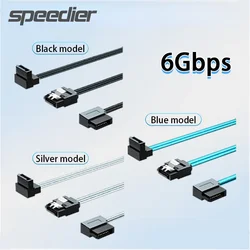 Computer Hard Drive Sata 3.0 Data Cables SATA III SATA 3 HDD Cable w Locking Latch Straight To Right Left Up Down 90 Angled 6GBs