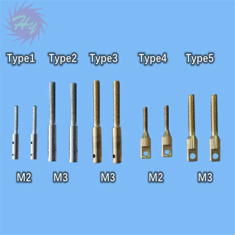 20個M2 M2.2 M3サーボレバースロットルプルロッドu-クランプ長さ23/25/31ミリメートル金属プッシュロッドclevise diyのラジコンや入浴の供給