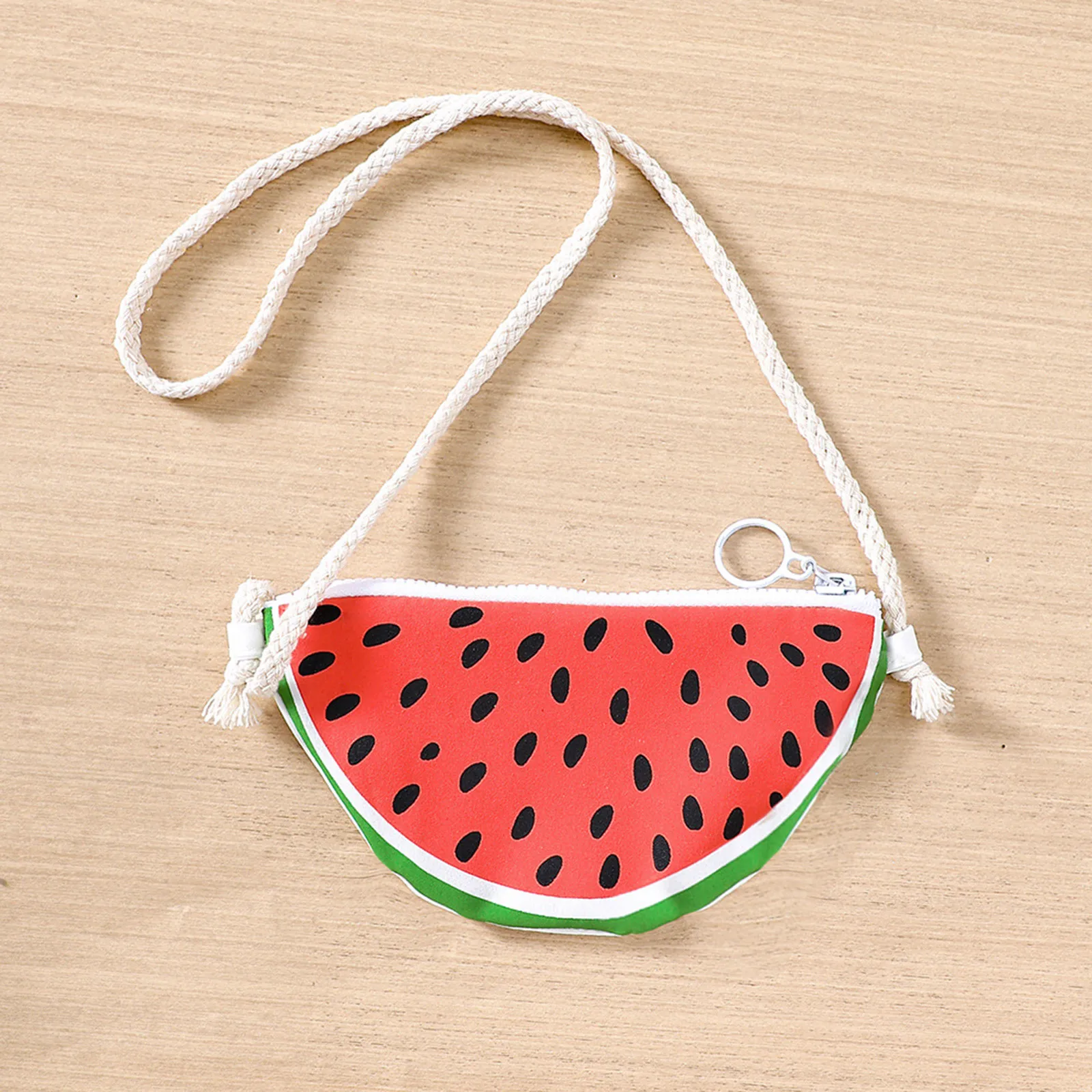 1-5 Years Toddler Girls Sleeveless Watermelon Prints Sundress Beach Holiday Party Costume Dress With Bag 2pcs Set Girls Dresses
