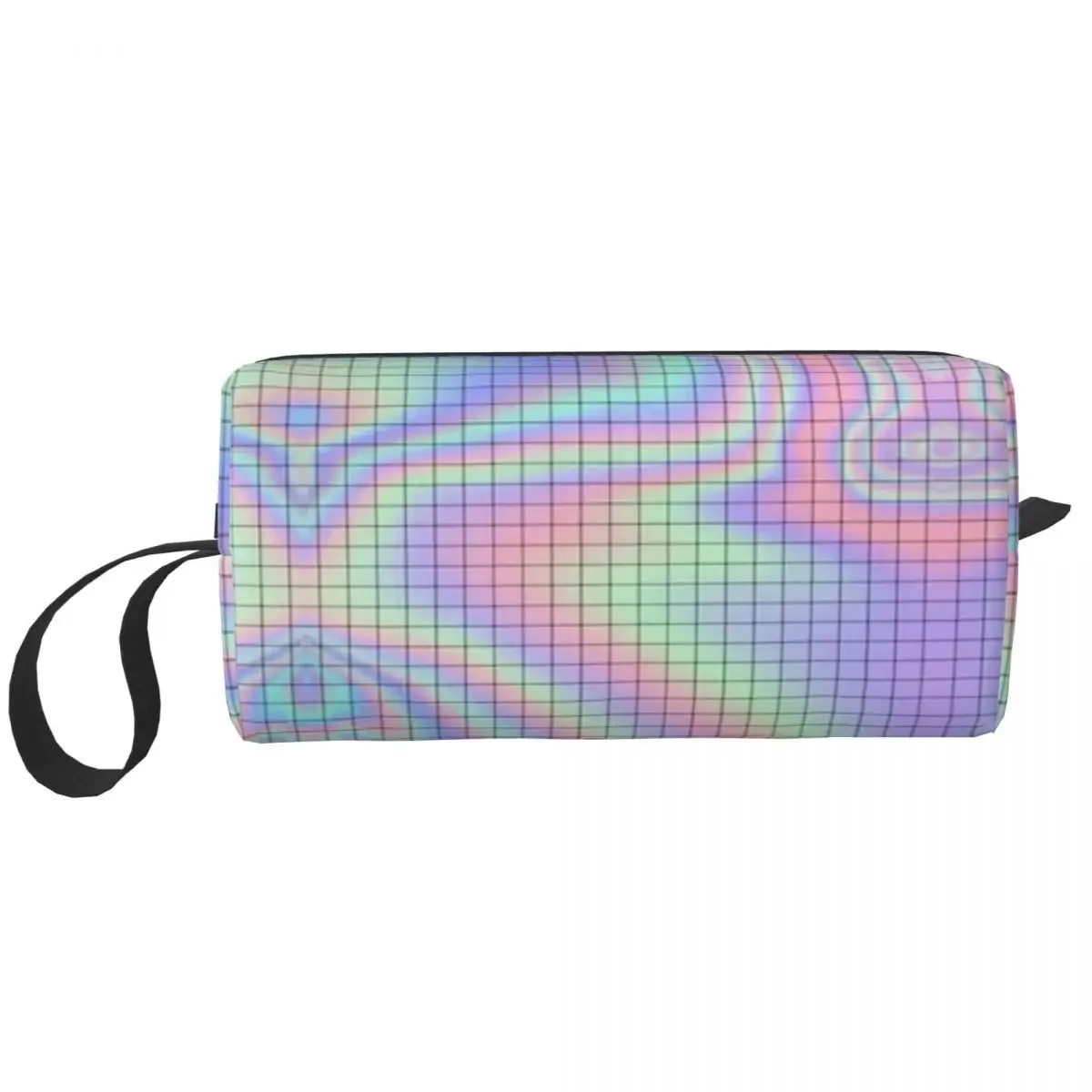 

Holographic Makeup Bag Cosmetic Organizer Storage Dopp Kit Toiletry Cosmetic Bag for Women Beauty Travel Pencil Case