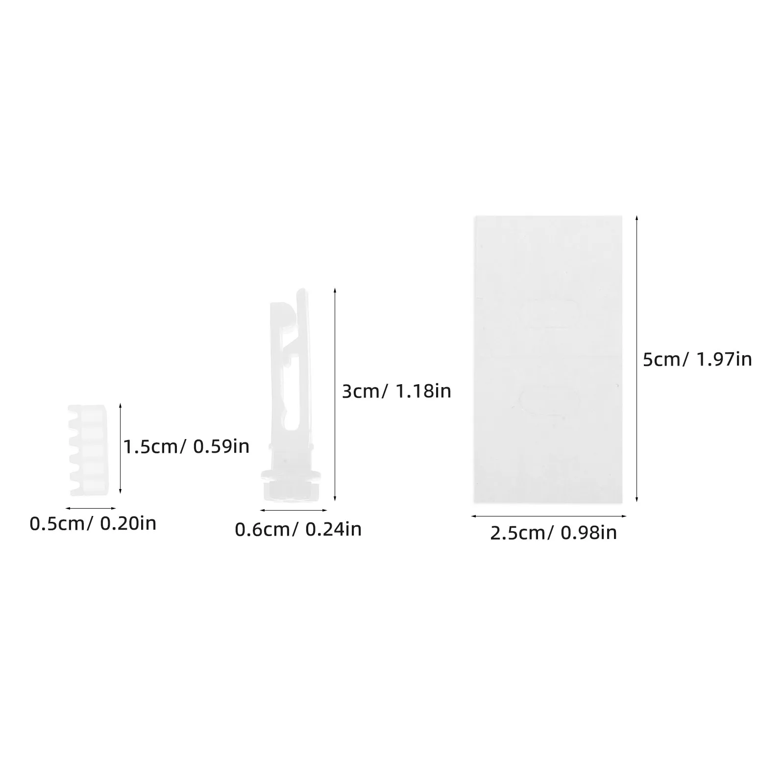 1Set Vertical Blinds Repair Kit Carrier Stem Gear Comb Replacement Parts White Clear Components for Vertical Blind Repair Quick