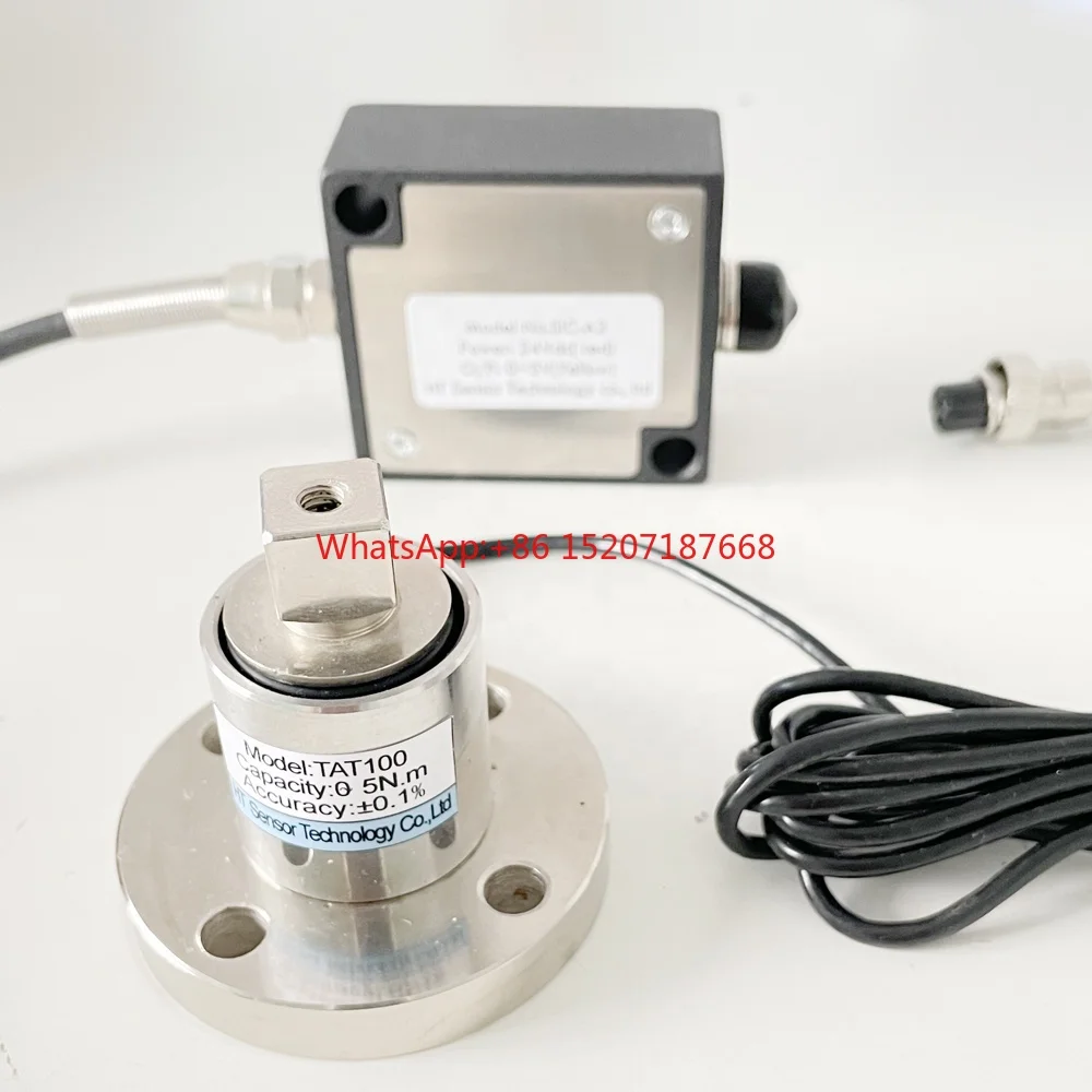 

0~5N.m Non-contact torque transducer Reaction Torque Force Sensors Flange-to-Square-Drive Torque Sensor TAT100