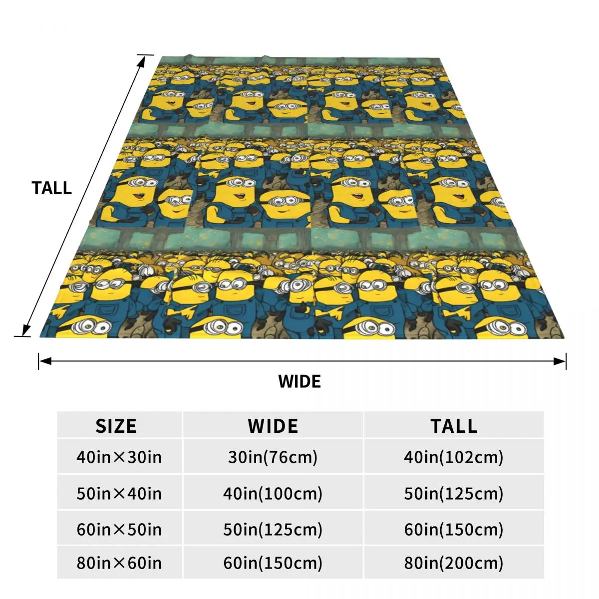 مخلوقات صفراء لطيفة وغريبة تجاهز للعمل بطانيات من الفلانيل بطانية رمي ناعمة مفرش سرير مبتكر غطاء سرير للأريكة