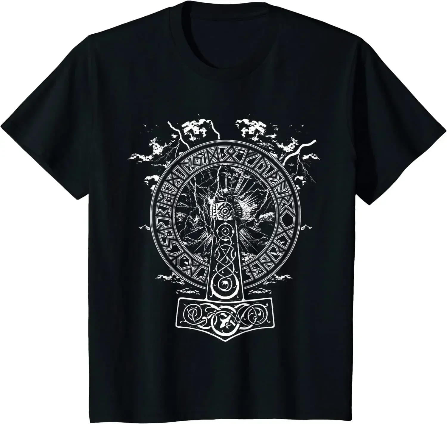 RISE - HAMMER OF THOR - Norse Mythology Men T-Shirt Short Sleeve Casual 100% Cotton O-Neck Summer Shirt harajuku men's t-shirts