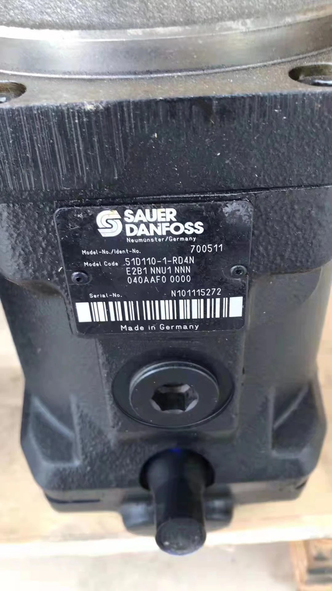 Pompa Piston hidrolik, pompa Piston hidrolik Danfoss SAUER 51d110-rd4n dan040aaf00000