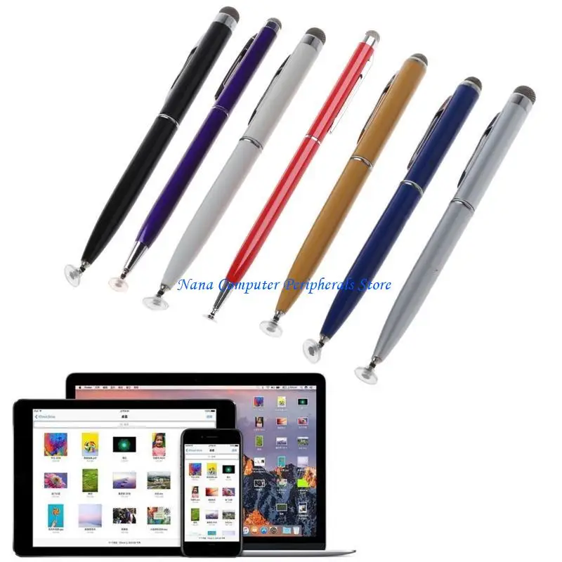F68C高感度ファイバーチップ静電容量スタイラス1スタイラス容量ペンのタブレット携帯電話2用ユニバーサルタッチスクリーンペン