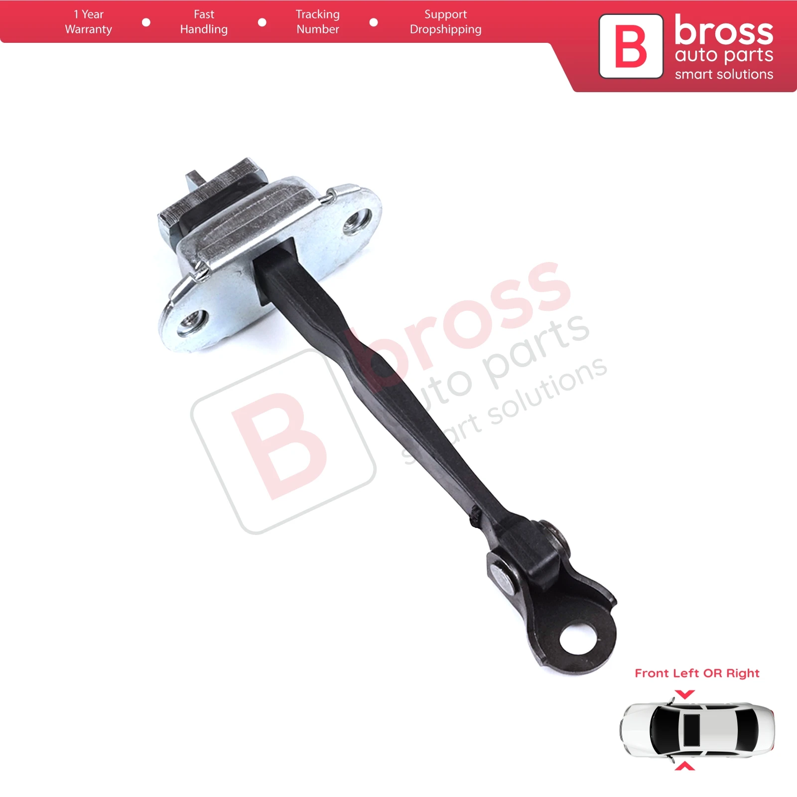 

BDP1348 Front Door Hinge Brake Check Strap Limiter for Toyota Corolla E11 Sprinter MK8 Carib MK3 1995-2002 4/5 Door 6862012060