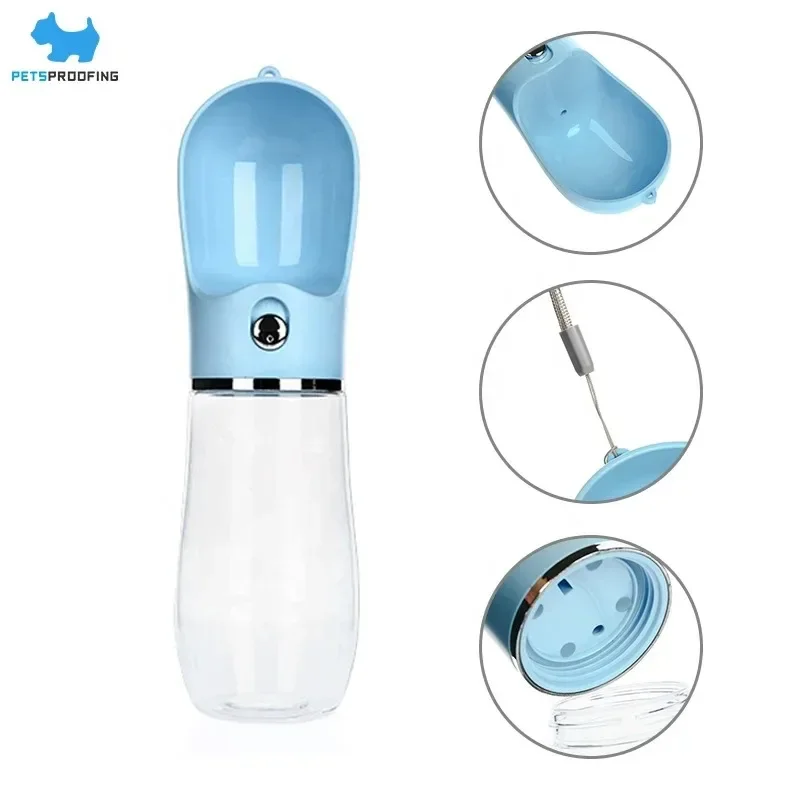 Convenient Lightweight Travel Portable Pet Dog Water Feeder Bottle Dispenser Drinking Cup Cat accompanying cup for outing