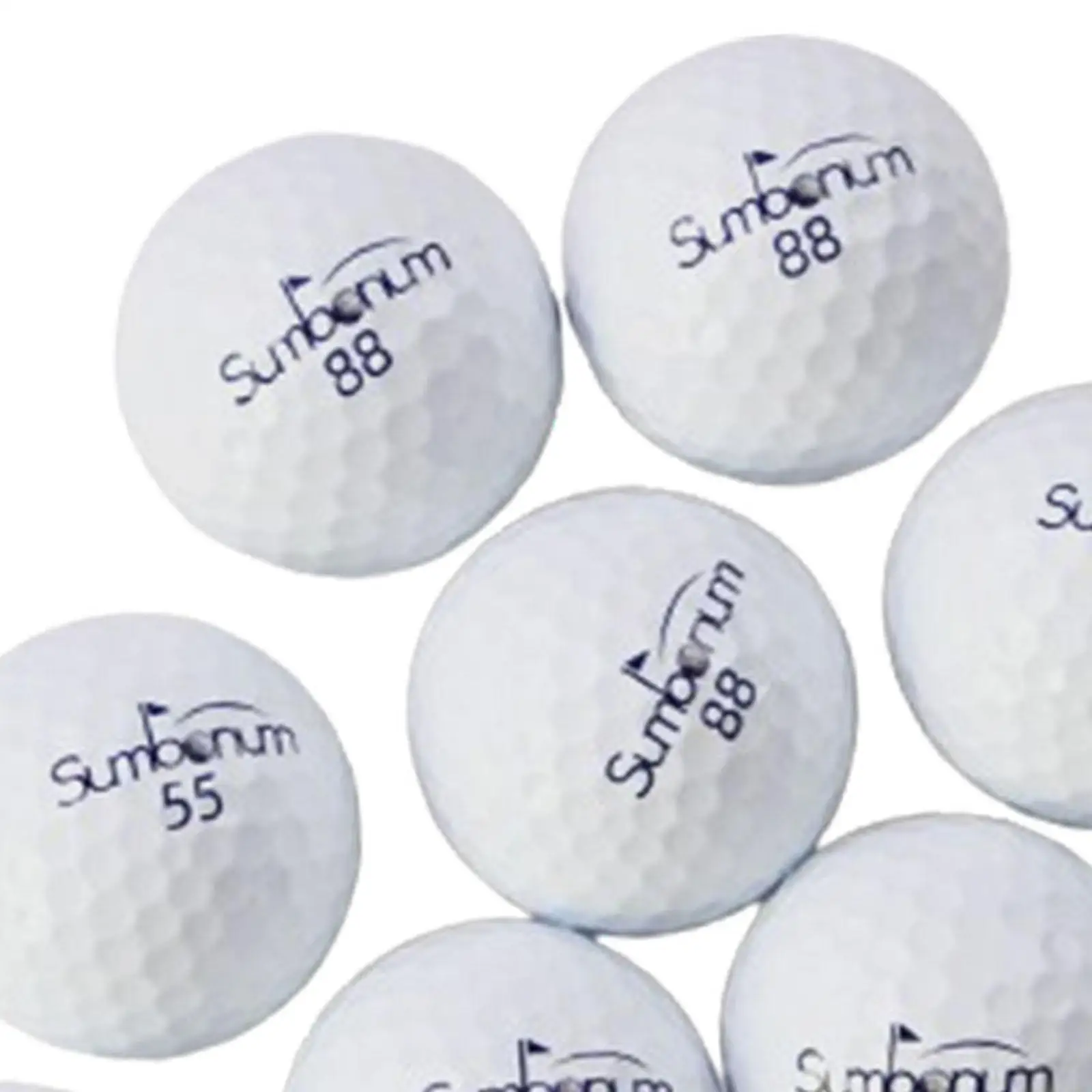 12Pcs Competition Golf Balls Golf Practice Balls for Beginners Professionals