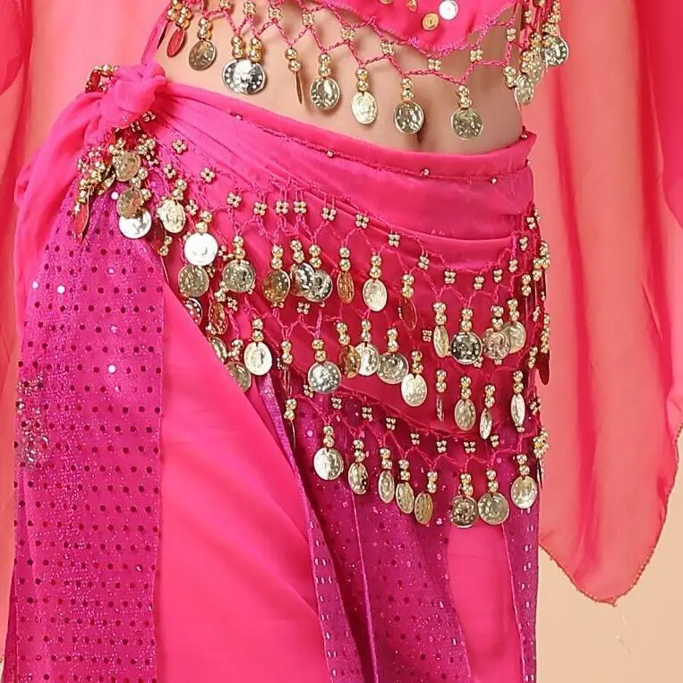 

Индийская танцевальная цепь на талию с монетами для тренировок, женский этнический аксессуар для сценического костюма, весна 2023, без бренда