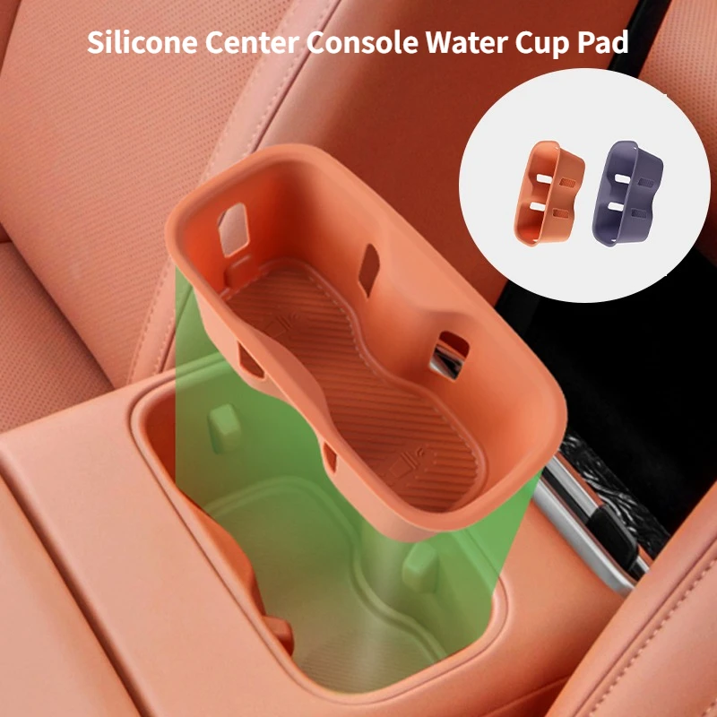 

For Leapmotor C10 C16 24-26 Car Silicone Water Cup Holder Central Control Drinks Holder Armrest Box Rear Cup Cover Storage Box